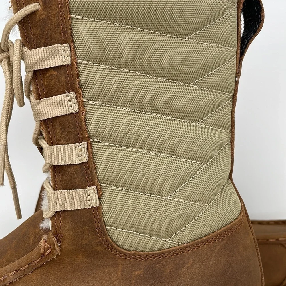 Twisted X Boots NWT Women’s 8” Wedge Sole Oiled Saddle and Tan Size 7 1/2 7.5